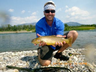 Catching a 21" Cutthroat Trout on the Snake River